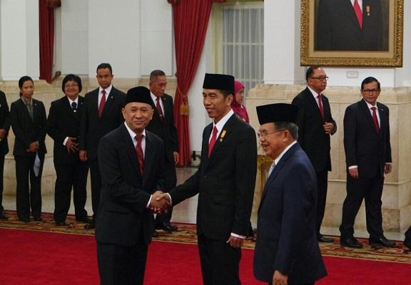 Ilustrasi: Presiden melantik Teten Masduki sebagai Kepala Staf   Kepresidenan (Foto: KBR/Aisyah K.)