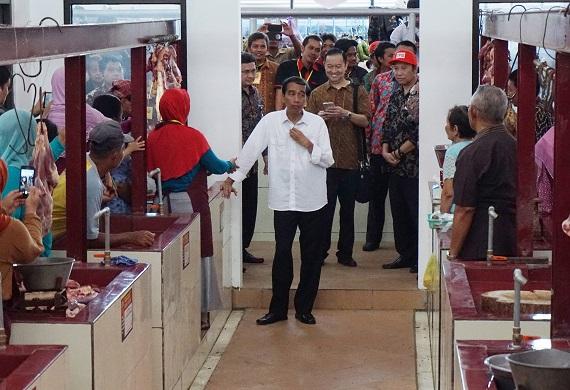Resmikan Pasar Manis Purwokerto, Ini Pesan Presiden Jokowi ke Pedagang