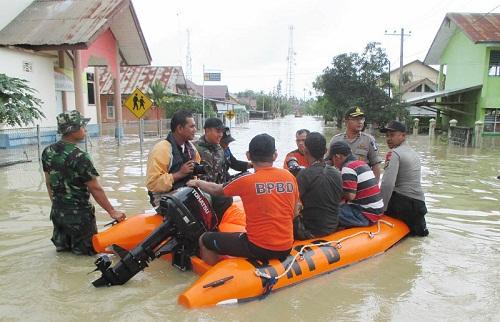 Banjir Setinggi 1.5 Meter Rendam  Aceh Utara