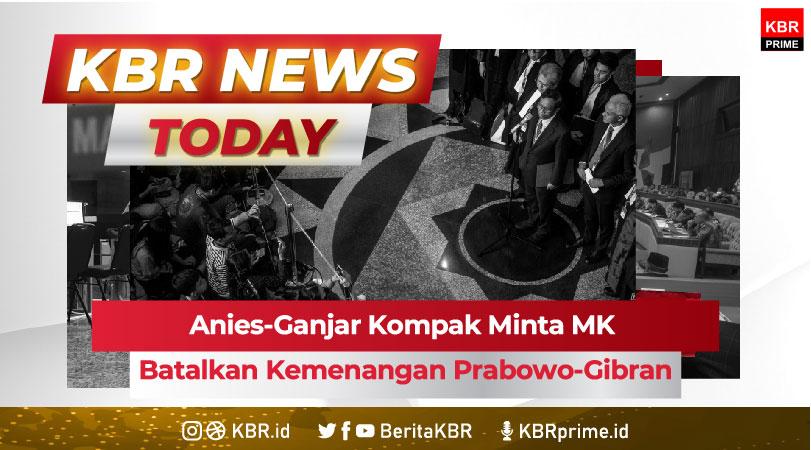 Anies-Ganjar Kompak Minta MK Batalkan Kemenangan Prabowo-Gibran